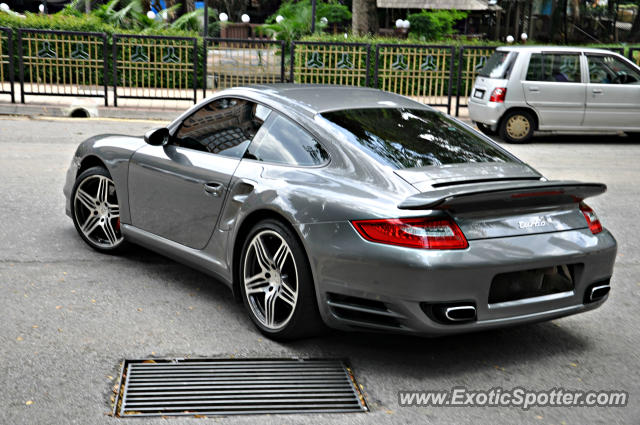 Porsche 911 Turbo spotted in Bukit Bintang KL, Malaysia