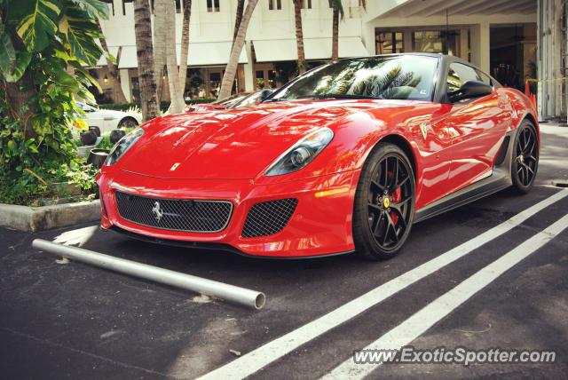 Ferrari 599GTO spotted in Bal Harbour, Florida