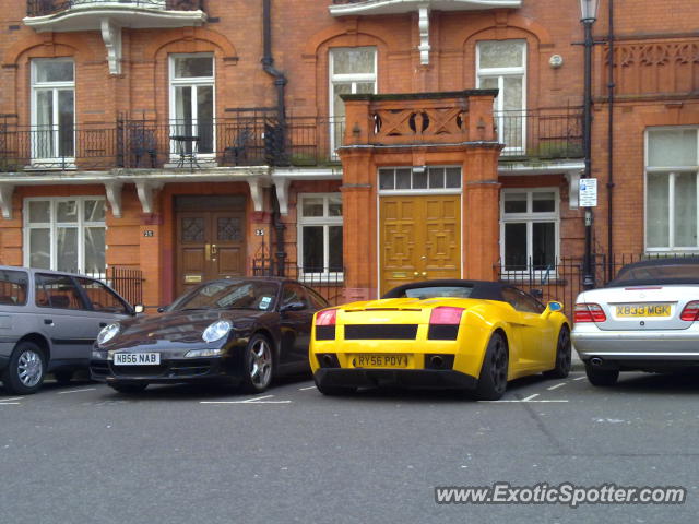 Lamborghini Gallardo spotted in London, United Kingdom