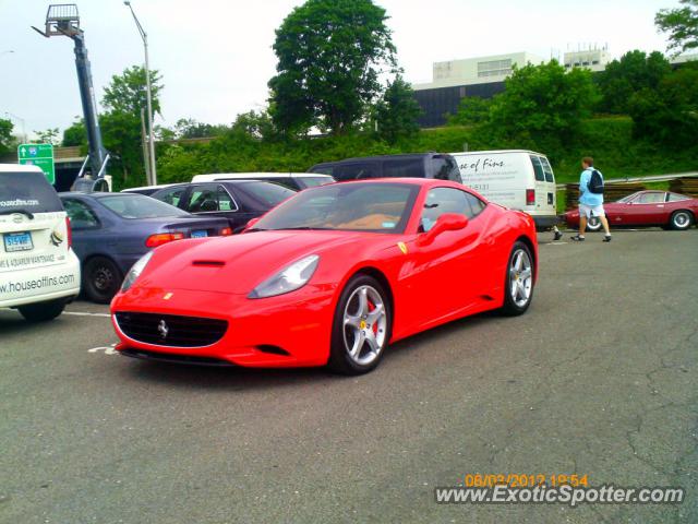 Ferrari California spotted in Greenwich, Connecticut