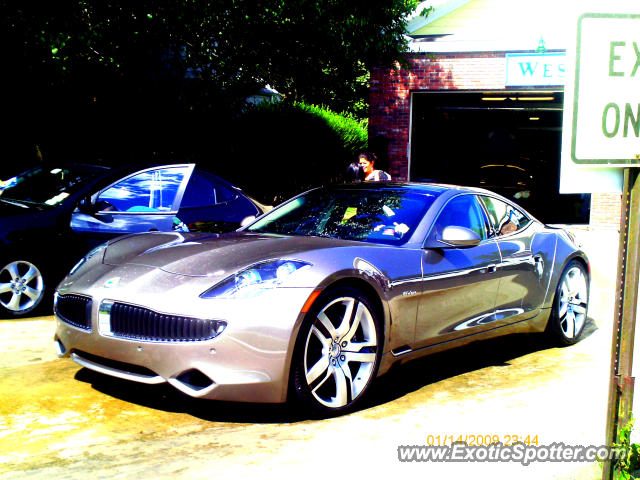 Fisker Karma spotted in Westport, Connecticut