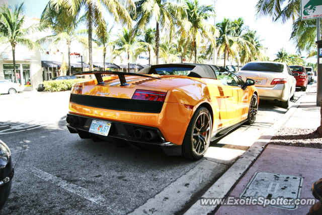 Lamborghini Gallardo spotted in Miami, Florida