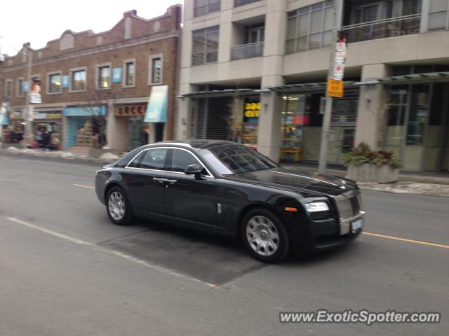 Rolls Royce Ghost spotted in Toronto, Canada