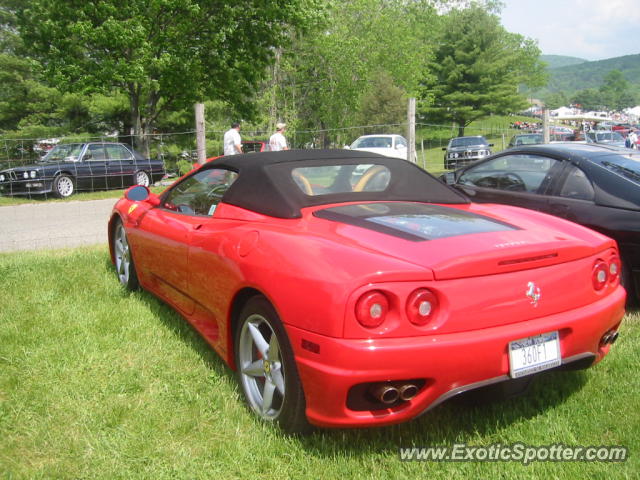 Ferrari 360 Modena spotted in Lime Rock, Connecticut