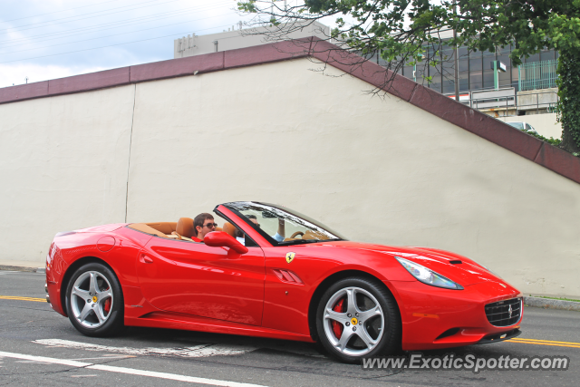 Ferrari California spotted in Greenwich, Connecticut