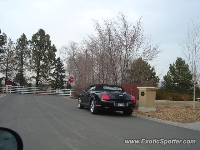 Bentley Continental spotted in Centennial, Colorado