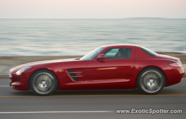 Mercedes SLS AMG spotted in Punta Del Este, Uruguay