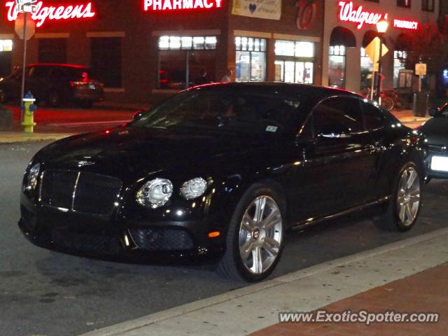 Bentley Continental spotted in Newark, Delaware