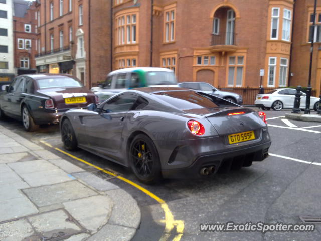 Ferrari 599GTO spotted in London, United Kingdom