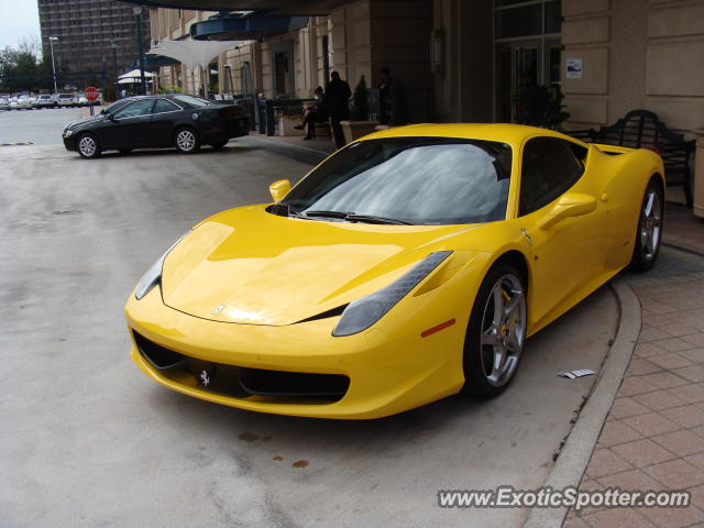 Ferrari 458 Italia spotted in Buckhead, Georgia