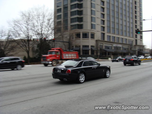 Rolls Royce Ghost spotted in Buckhead, Georgia