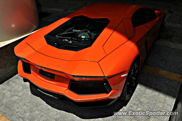 Lamborghini Aventador spotted in Bukit Bintang KL, Malaysia