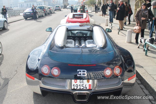 Bugatti Veyron spotted in Geneva, Switzerland