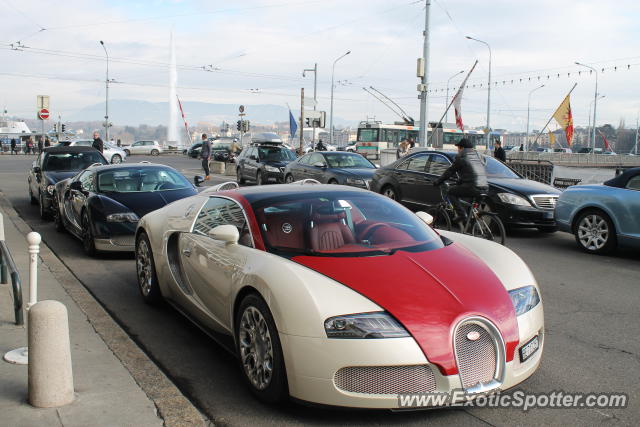 Bugatti Veyron spotted in Geneva, Switzerland