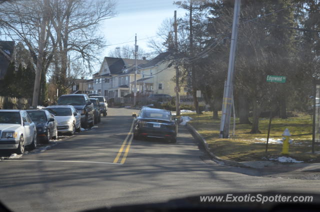 Tesla Model S spotted in Greenwich, Connecticut