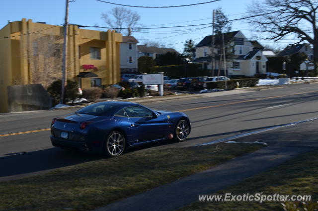 Ferrari California spotted in Greenwich, Connecticut