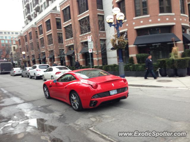 Ferrari California spotted in Toronto, Canada