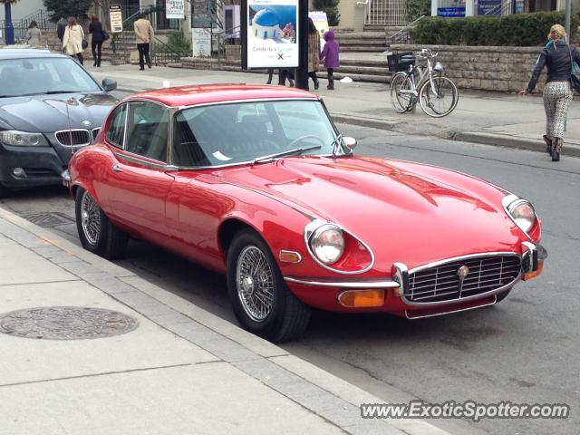 Jaguar E-Type spotted in Toronto, Canada