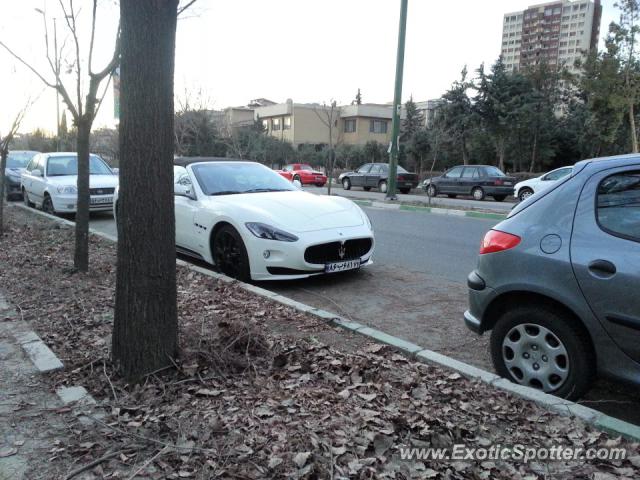 Maserati GranCabrio spotted in Tehran, Iran