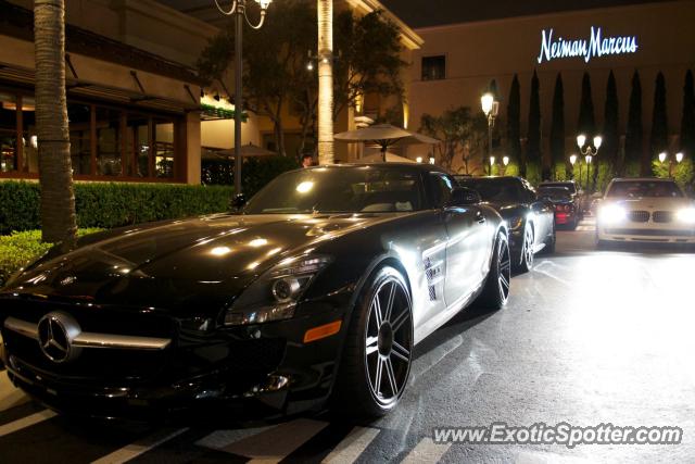 Mercedes SLS AMG spotted in Newport Beach, California