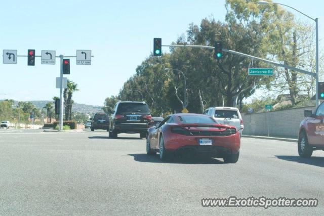 Mclaren MP4-12C spotted in Newport Beach, California