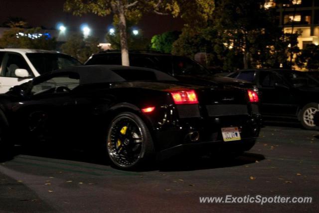 Lamborghini Gallardo spotted in Los Angels, California