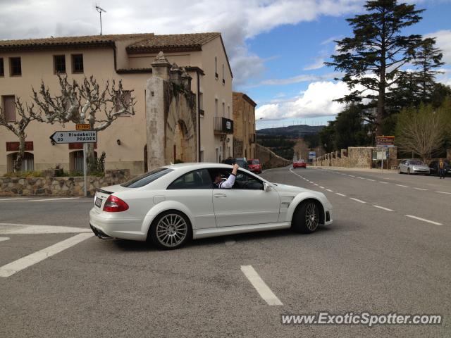 Mercedes C63 AMG Black Series spotted in Montblanc, Spain