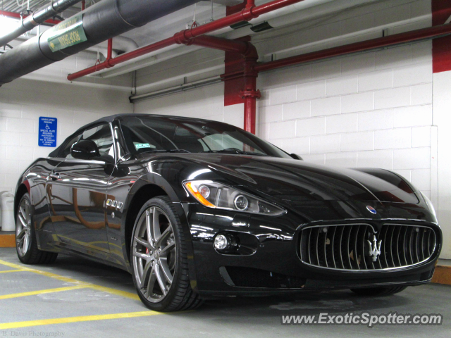 Maserati GranCabrio spotted in Boston, Massachusetts