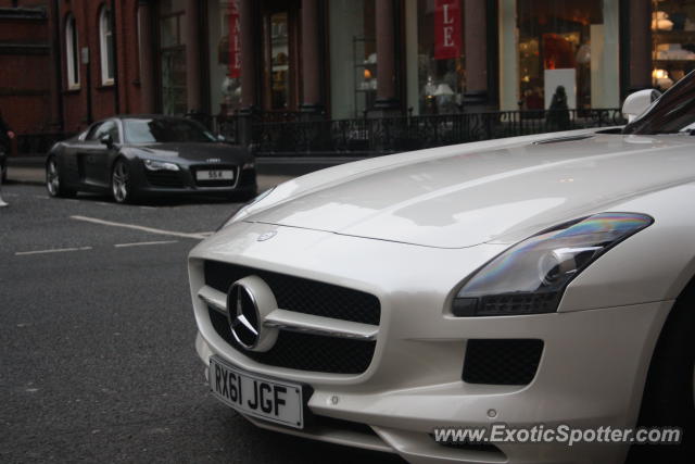 Mercedes SLS AMG spotted in London, United Kingdom