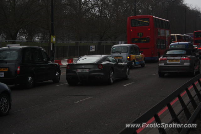 Ferrari F12 spotted in London, United Kingdom