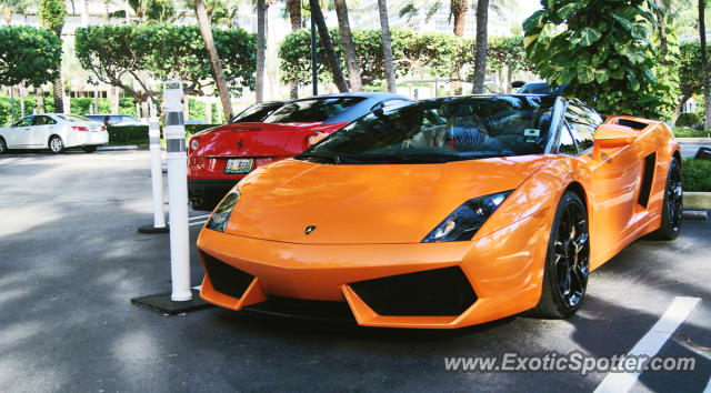 Lamborghini Gallardo spotted in Bal Harbour, Florida