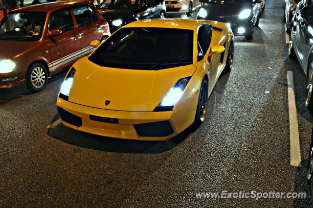 Lamborghini Gallardo spotted in Bukit Bintang KL, Malaysia