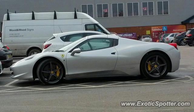 Ferrari 458 Italia spotted in Durham, United Kingdom