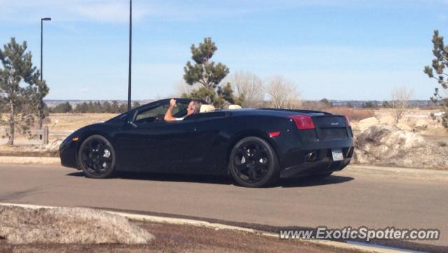 Lamborghini Gallardo spotted in Castle rock, Colorado