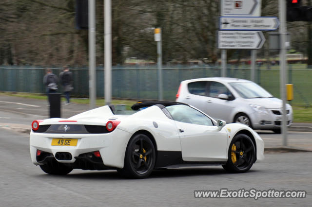 Ferrari 458 Italia spotted in Swansea, United Kingdom