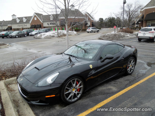 Ferrari California spotted in Barrington, Illinois