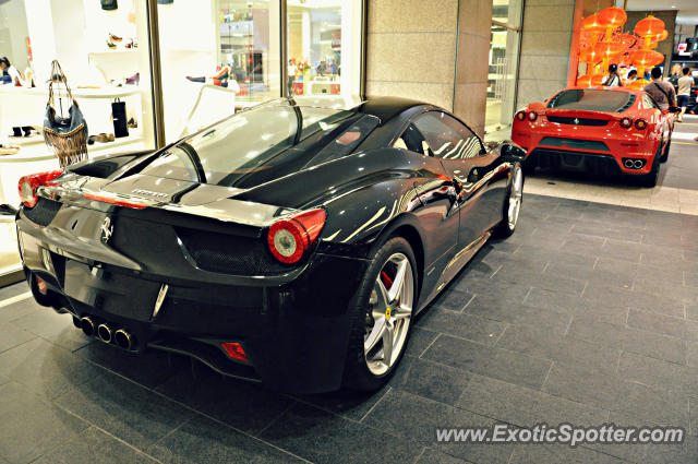 Ferrari 458 Italia spotted in Bukit Bintang KL, Malaysia