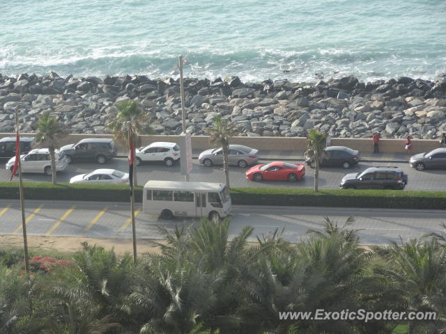 Ferrari 458 Italia spotted in Dubai, United Arab Emirates