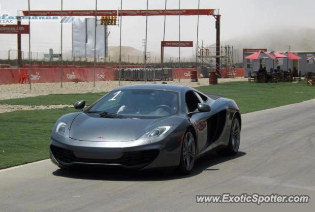 Mclaren MP4-12C spotted in Lima, Peru