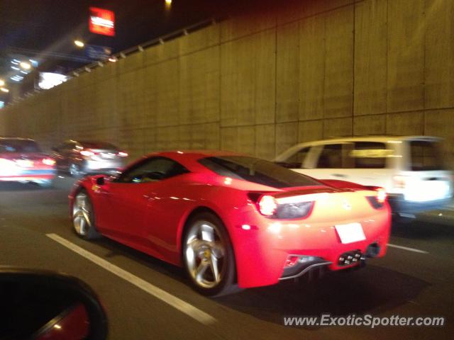 Ferrari 458 Italia spotted in Lima, Peru