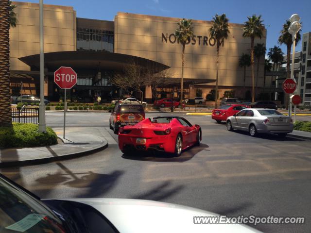 Ferrari 458 Italia spotted in Las Vegas, Nevada