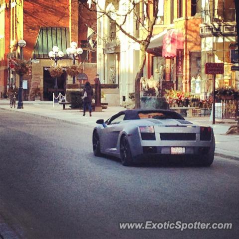 Lamborghini Gallardo spotted in Toronto, Canada