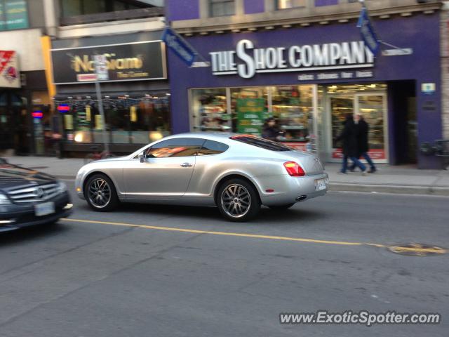 Bentley Continental spotted in Toronto, Canada