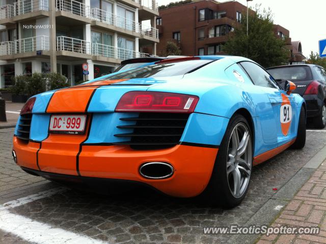 Audi R8 spotted in Knokke-Heist, Belgium