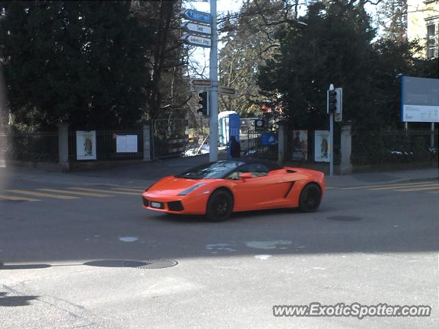 Lamborghini Gallardo spotted in Zürich, Switzerland