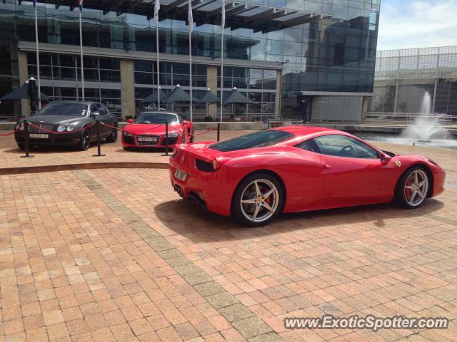 Ferrari 458 Italia spotted in Cape Town, South Africa