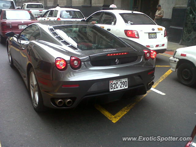 Ferrari F430 spotted in Lima, Peru