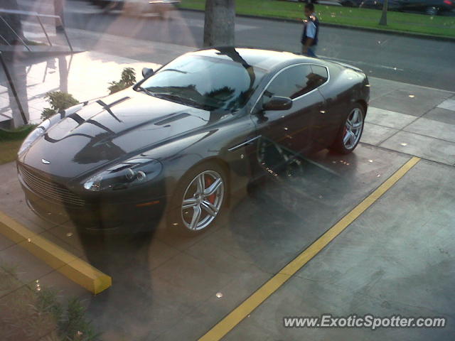 Aston Martin DB9 spotted in Lima, Peru