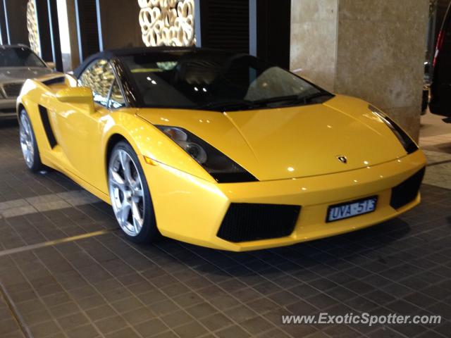 Lamborghini Gallardo spotted in Melbourne, Australia