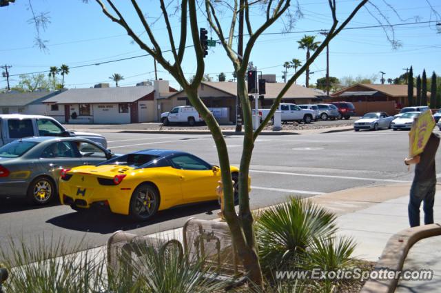 Ferrari 458 Italia spotted in Scottsdale, Arizona